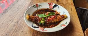 Sea Bass Fish Thai Basil Sauce